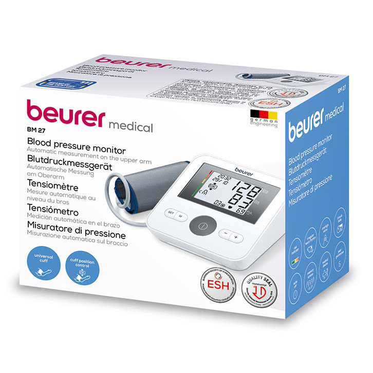 Beurer BM28 Upper Arm Blood Pressure Monitor with Patented Resting Ind –  elkholoodmedical