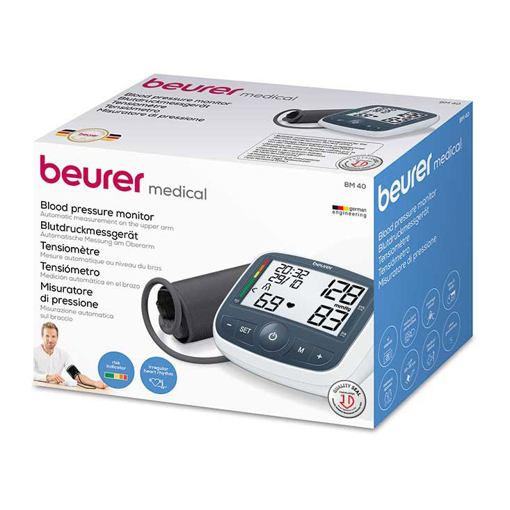 Beurer BM28 Upper Arm Blood Pressure Monitor with Patented Resting Ind –  elkholoodmedical