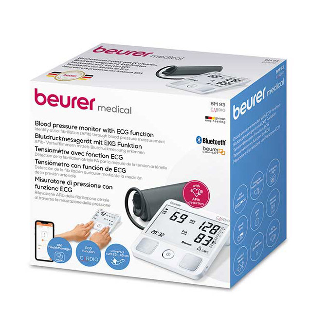 BM 93 Blood pressure monitor with ECG function for sale - Beurer